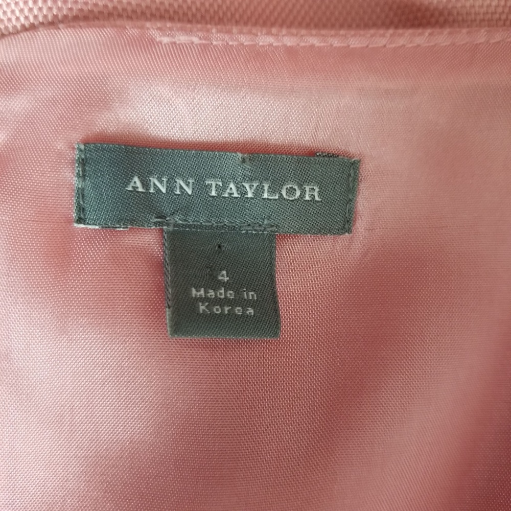 Ann Taylor 100% Silk Sleeveless Lined Dress - Picture 4 of 6